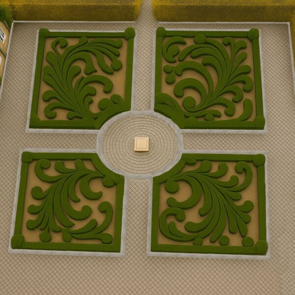 Orangerie and Achemist - pavements