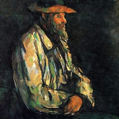 Le Jardinier Vallier, Paul Cezanne, 1906. Vallier was the gardener and odd-job man at Céza