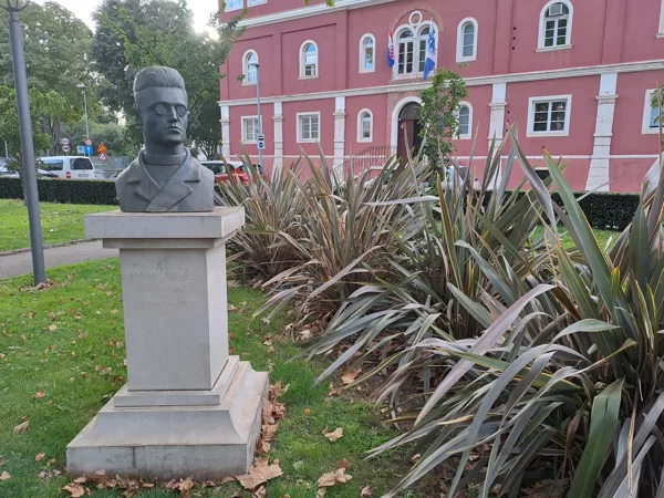 
Park of heads in Zadar, Croatia