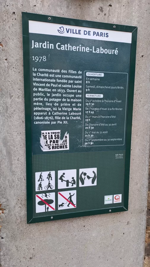 Jardin Catherine - Laboure