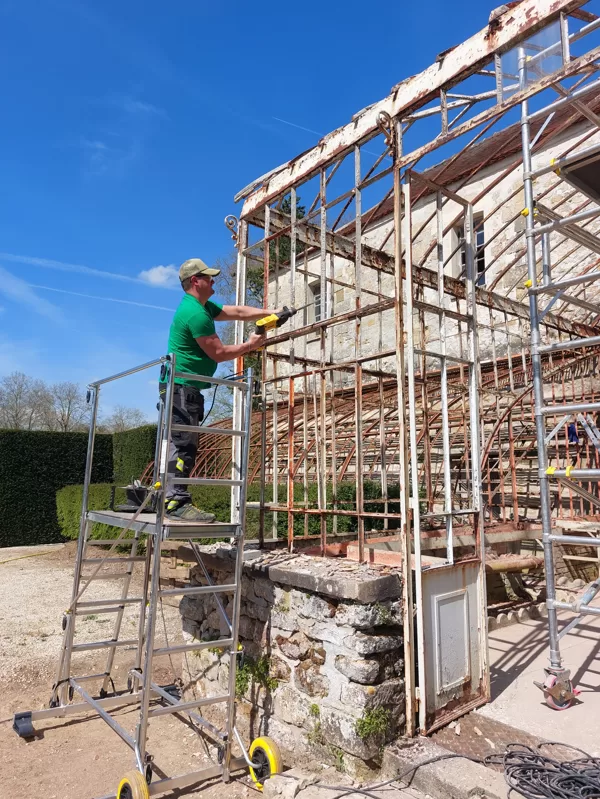 Restoration of classic orangerie