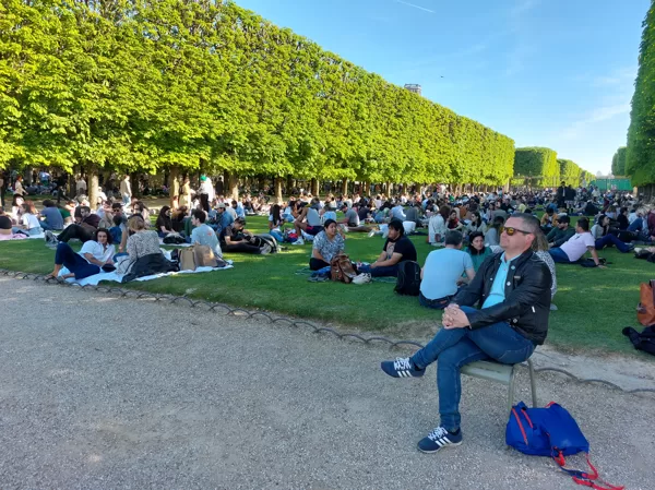 Luxemburg garden in Paris