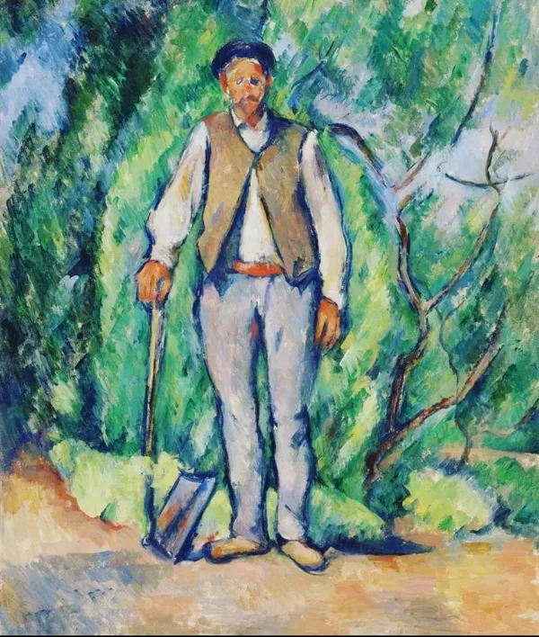 Painting about gardening and gardeners