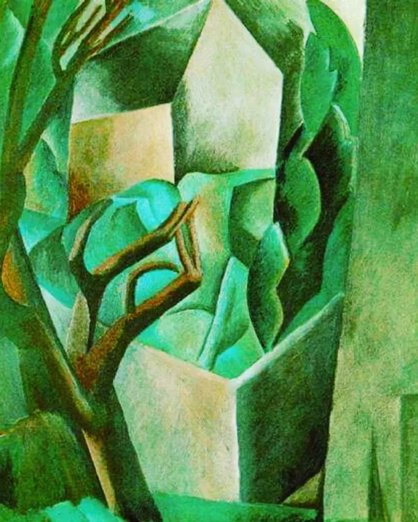 House in the garden, Pablo Picasso, 1908 oil, canvas 73 x 61 cm